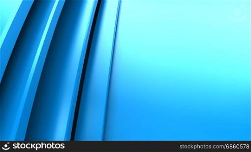 abstract 3d illustration of blue background