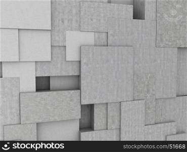abstract 3d illustration of concrete background