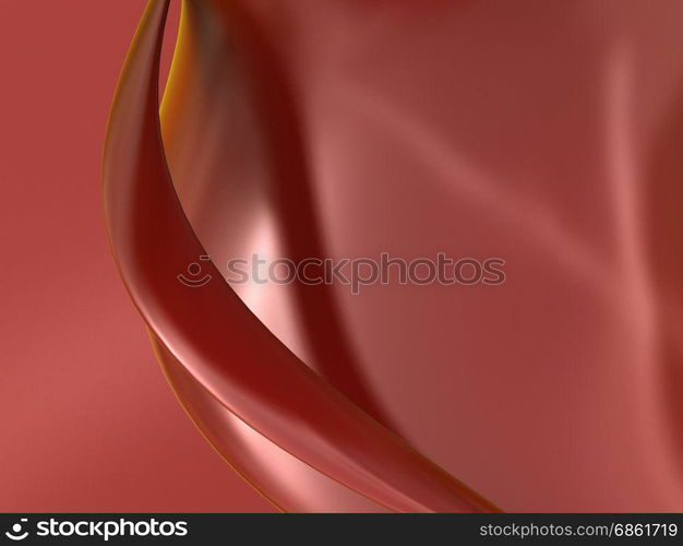 abstract 3d illustration of silk material background