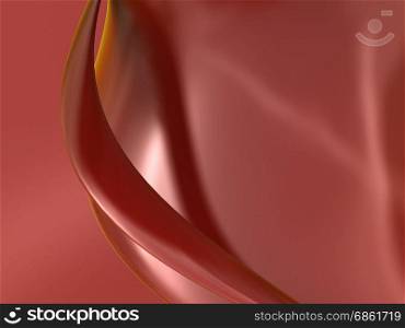 abstract 3d illustration of silk material background