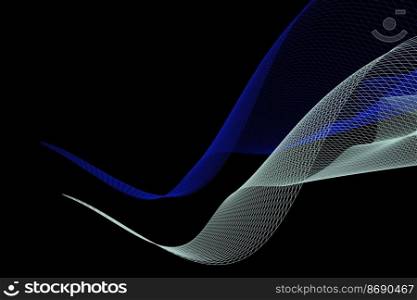 Abstract 3d mesh wave background. Futuristic technology style. Elegant background for business. Abstract 3d mesh wave background. Futuristic technology style. Elegant background for business presentations.