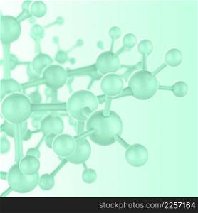 Abstract 3d molecules medical background
