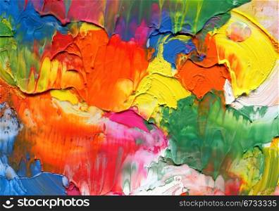 Abstract acrylic painted background