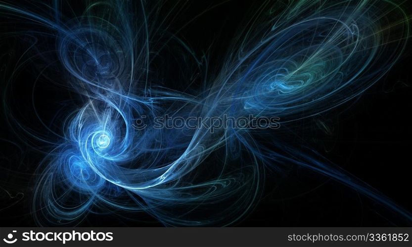Abstract and futuristic fractal background