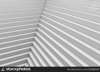 Abstract architectural stairway shape background