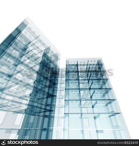 Abstract architecture 3d rendering. Abstract architecture. Design and 3d rendering model my own. Abstract architecture 3d rendering