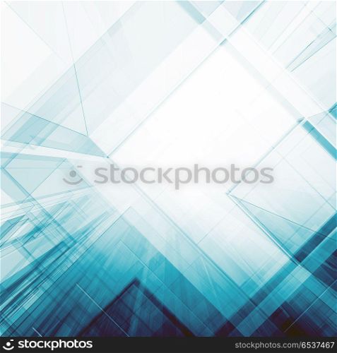 Abstract architecture background 3d rendering. Abstract architecture. Concept view background 3D rendering. Abstract architecture background 3d rendering