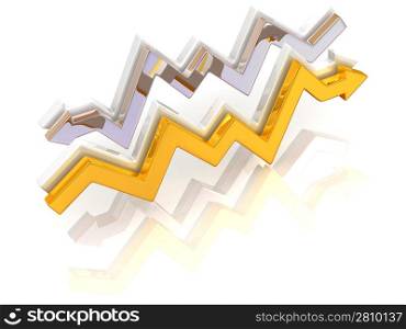 Abstract Arrows. 3d