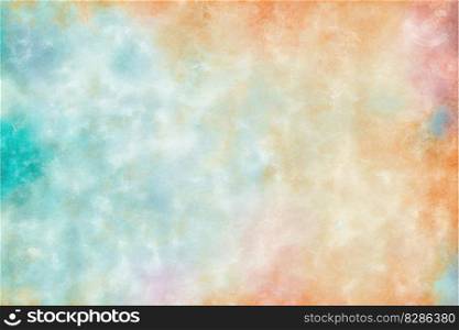 Abstract art in pastel colorful painting in paper with seamless design. Textured in mixed soft color with empty background. Finest generative AI.. Abstract art in pastel colorful painting in paper with seamless design.