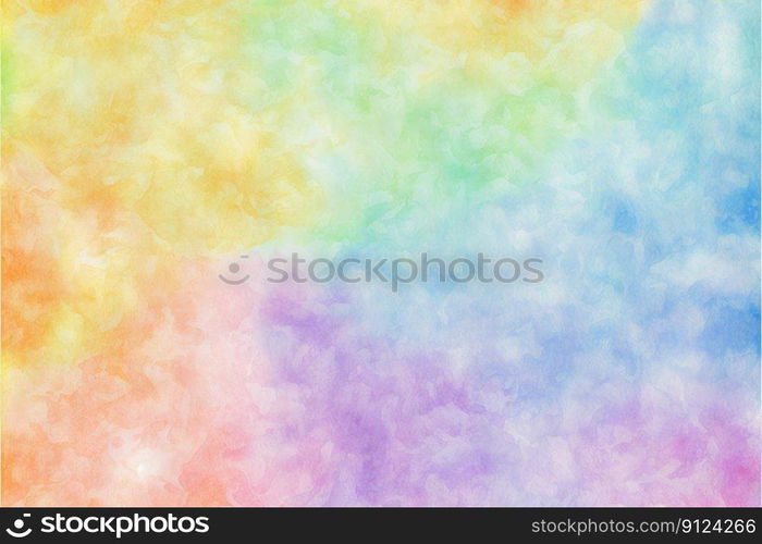 Abstract art in pastel colorful painting in paper with seamless design. Textured in mixed soft color with empty background. Finest generative AI.. Abstract art in pastel colorful painting in paper with seamless design.