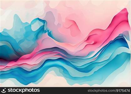 Abstract art modern wallpaper splash and watercolor background. Generative AI.