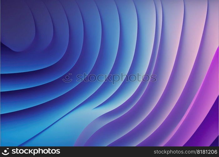 Abstract art of wave blue and pink in pastel color pattern. Concept of enormous minimal layer background. Designed by arrayed harmony spiral movement. Finest generative AI.. Abstract art of wave blue and pink in pastel color pattern.