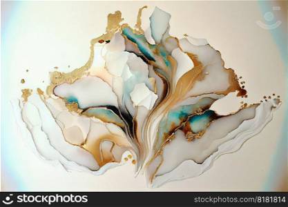 Abstract art painting in alcohol ink technique . Pastel tone. Finest generative AI.. Abstract art painting in alcohol ink technique . Pastel tone.