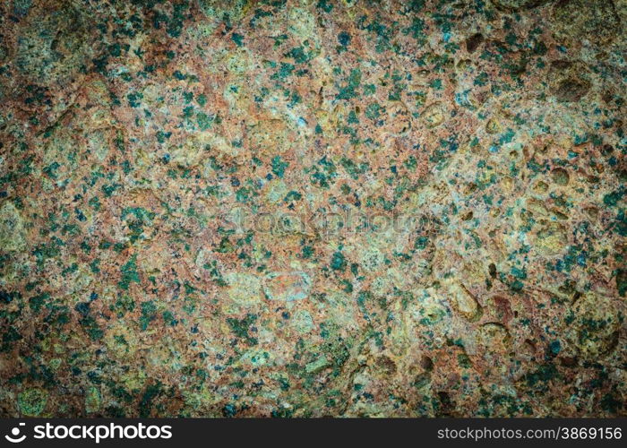 Abstract backdrop. Brown green grunge wall stone background or texture pattern solid nature rock