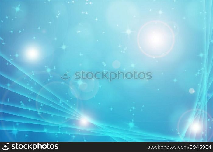 abstract backgroud with magic flare and glittering star with light