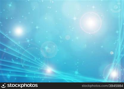 abstract backgroud with magic flare and glittering star with light