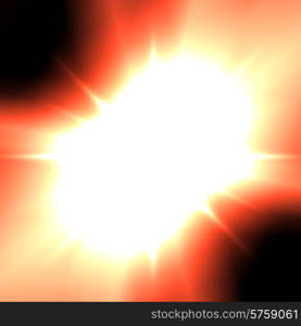 Abstract background. A solar flare