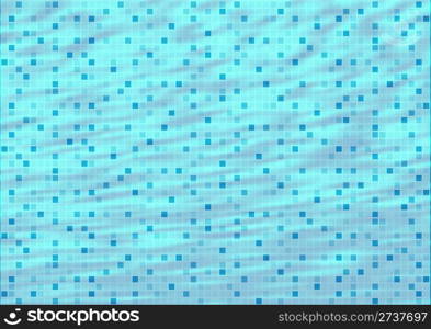 Abstract Background . Abstract Background - Blue Swimming Pool Tiles Under Water