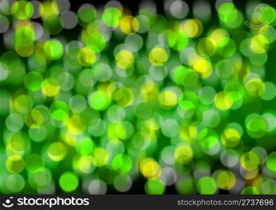 Abstract Background. Abstract Background - Green Bokeh