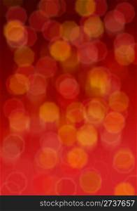 Abstract Background. Abstract Background - Red and Orange Bokeh