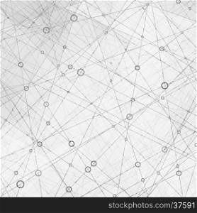 Abstract background. Abstract Background with Connected Lines and Dots