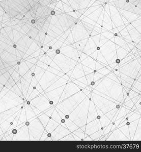 Abstract background. Abstract Background with Connected Lines and Dots