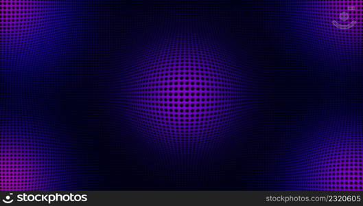 Abstract background advertising design elements. Spot lit perforated blue metal plate. Abstract tech geometric modern background close-up