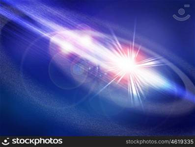 Abstract background. Backdrop image of star lights and beams