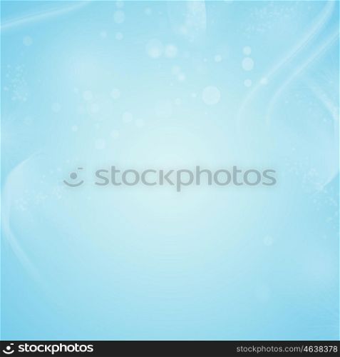 Abstract background blue with lights for wallpaper
