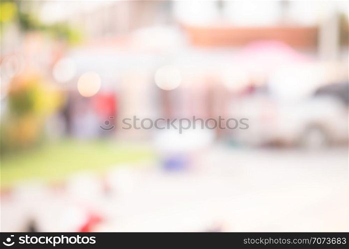 Abstract background blurred at garden for design