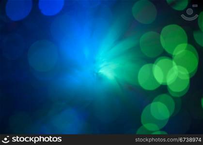 Abstract background blurry lights from optic fibers