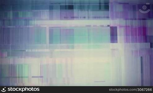 Abstract background - broken display. Vintage toned motion background.