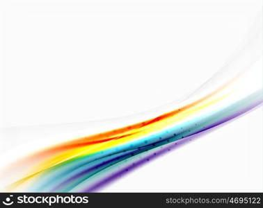 Abstract background, colorful shiny blurred lines with light effects