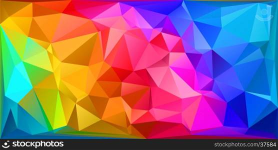 Abstract background. Colorful triangular abstract background.