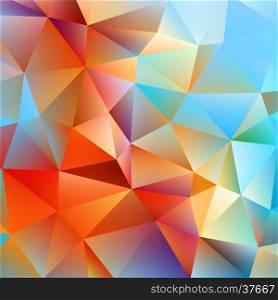 Abstract background. Colorful triangular abstract background. Trendy illustration.