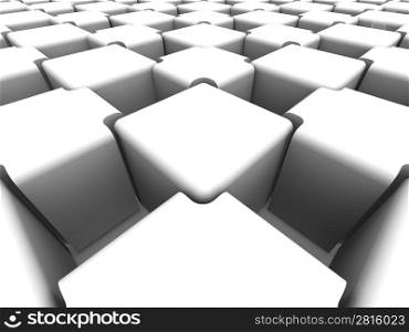 Abstract background. Cubes. 3d