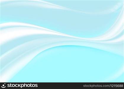 Abstract background : floating cruve on light blue color background.