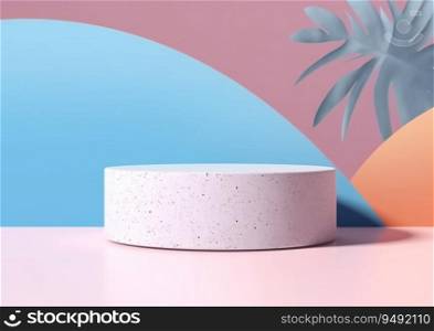 Abstract background for product presentation podium showcasing creativity and innovation