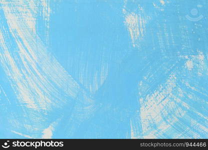 Abstract background from blue color painted on old concrete wall. Retro and vintage wallpaper backdrop.
