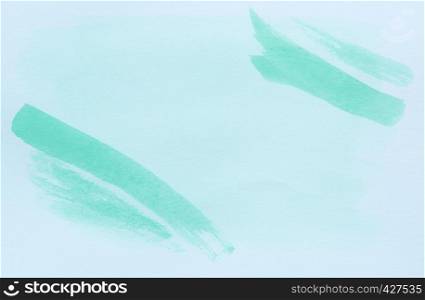 Abstract background from light green color painted on white paper. Photo frame. Picture for add text message. Backdrop for design art work.
