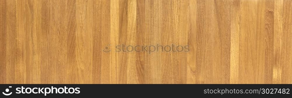 Abstract background from panorama photo of brown wood texture wa. Abstract background from panorama photo of brown wood texture wall decoration on interior building. Website banner background. Picture for add text message. Backdrop for design art work.