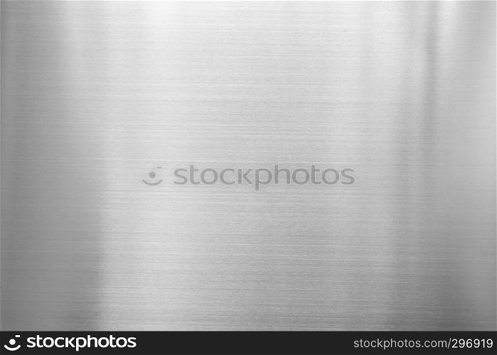 Abstract background from silver metal plate. Shiny surface material. Modern architecture backdrop.