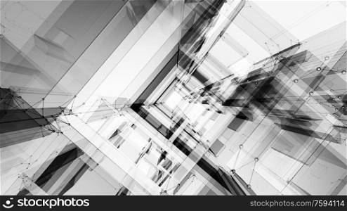 Abstract background futuristic concept fantastic details. 3d rendering. Abstract background futuristic concept fantastic details