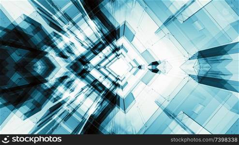 Abstract background futuristic concept space technology. 3d rendering. Abstract background futuristic concept space technology