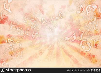 Abstract background image. Abstract background image with music note symbols