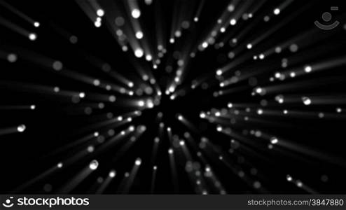 abstract background - looped spinning and shining backdrop