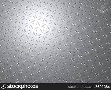 Abstract background of a shiny metal plate