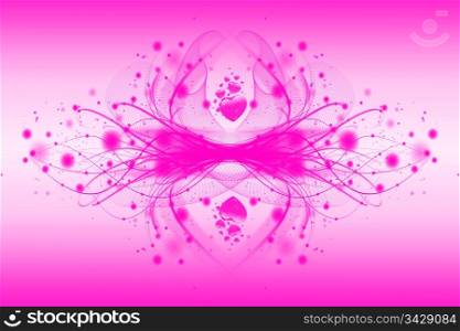 Abstract background of beautiful bokeh light