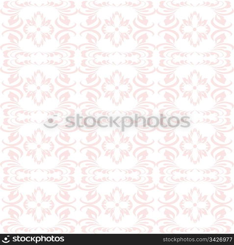 Abstract background of beautiful seamless floral pattern