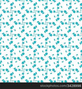 abstract background of beautiful seamless floral pattern